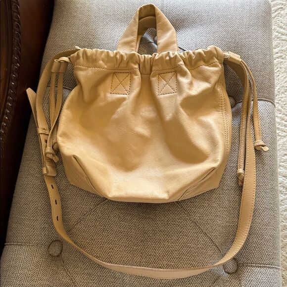 NWT Madewell The Piazza Crossbody In Butter Scone Rare - Picture 6 of 9